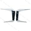 1 Pair Car Front Foglight Eyebrow Eyelids Cover Trim Fog Light Lamp Protector Cover Car Styling Chrome For Toyota RAV4 2020 2025