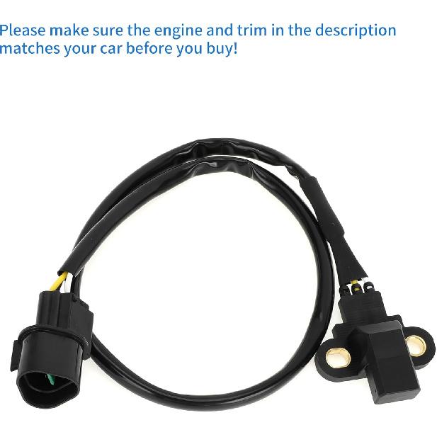 1 Pc Crankshaft Position Sensor for Mitsubishi Galant 3.8 2004-2006 Sturdy Metal Plastic Black Engine Crank CKP Sensor