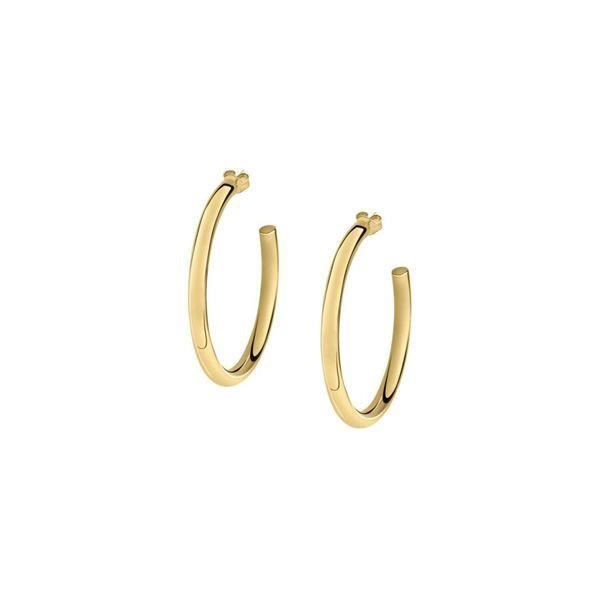 Boucles d'oreilles - LPS - CERCHI - Or jaune - Créole - 40mm