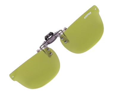 Made In Japan Polarized Apron Clip Type Sunglasses Over Glasses UV Protection Ultra Light Flip Type Unisex Retro Classic Design Keeper [cliponkeeper]