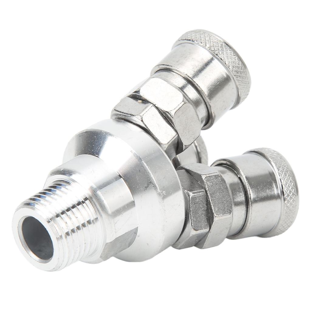 3 Way Quick Coupler Universal Type Male Thread Swivel Air Compressor Fittings G1 2