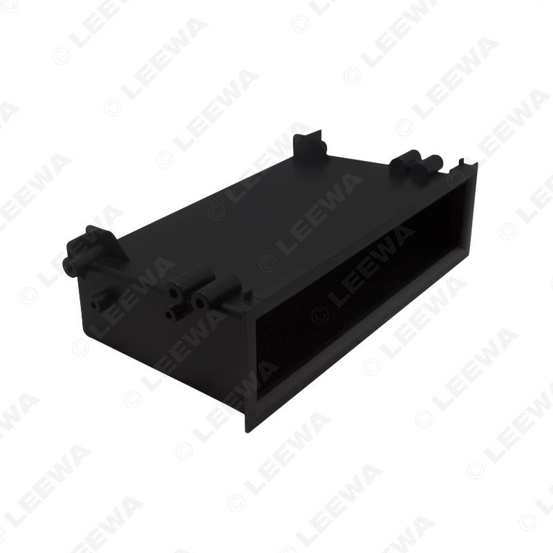 Mitsubishi Pajero Audio Mod Frame: 2DIN Fascia Panel with Toyota Storage Box.