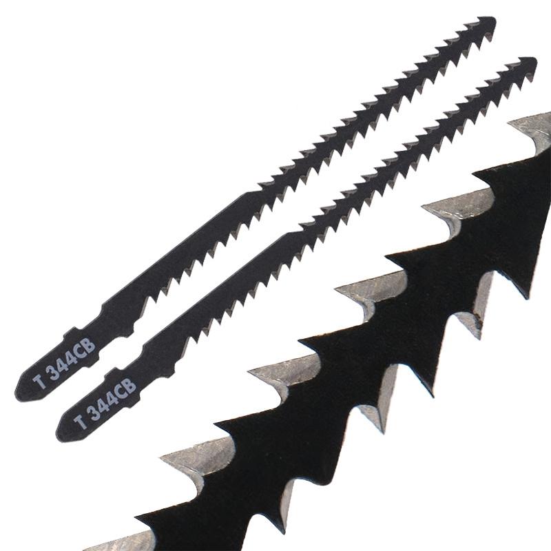 T344Cb Hcs Jigsaw Blades 2.5/2.8Mm Variable Pitch 116Mm Saw Blade For Curved Cutting In Hardwood Plywood Mdf Plastic Paint Finis