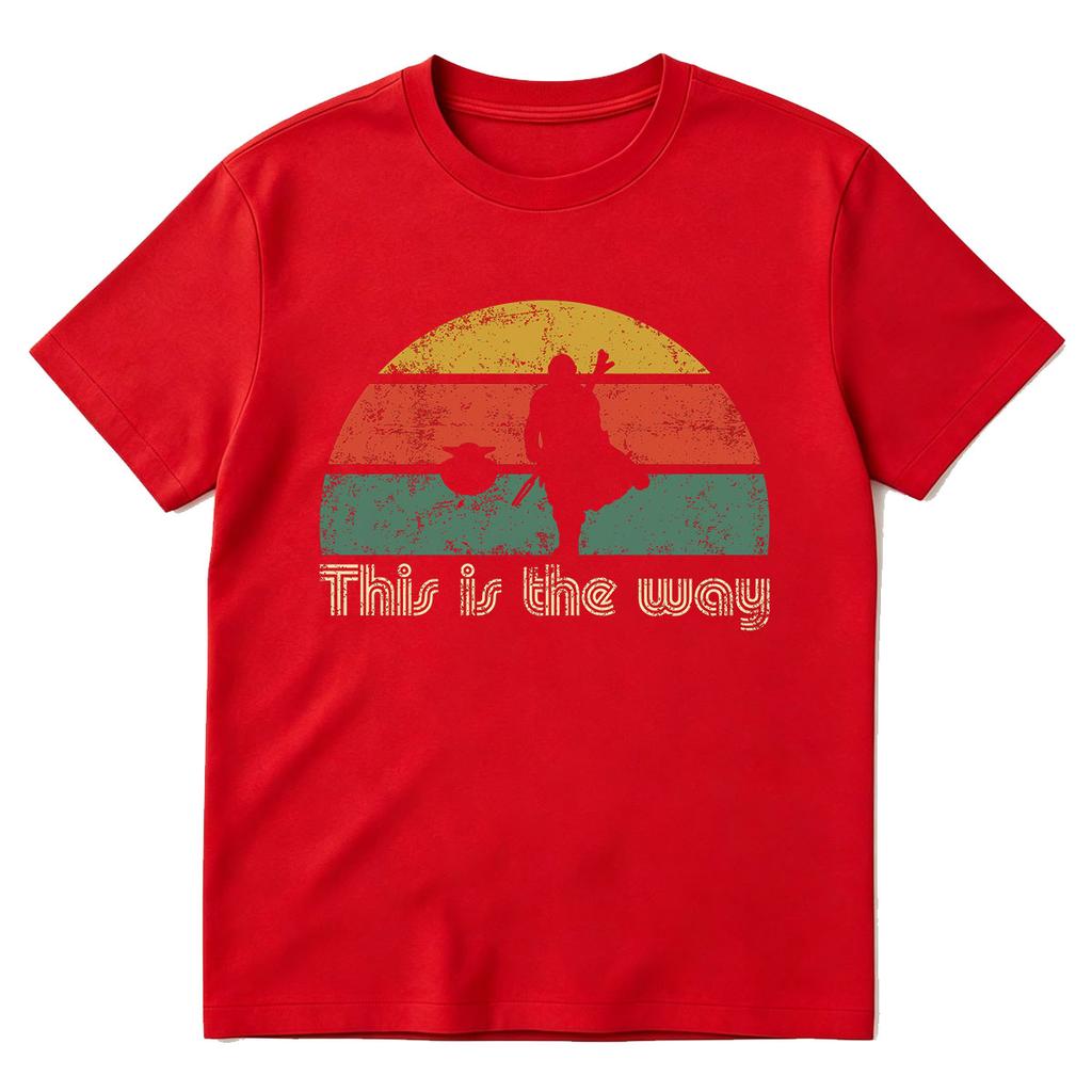 Funny Jedi The Retro Way Graphic Tshirt Unisex Women Clothing Fashion Vintage Tshirts Cotton Oversized Short Sleeve T Shirts Tops