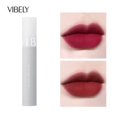 VIBELY Morandi Color Thin Silk Soft Mist Matte Lip Glaze Wasserdichter, langlebiger Lippenstift, der nicht leicht abzunehmen ist