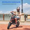 A14 Bicicletă Electrică de Teren pentru Copii 14 Inch Motor 500W Baterie 36V5.2Ah Autonomie 20-22km Absorbție Șocuri, Bluetooth Lumini LED