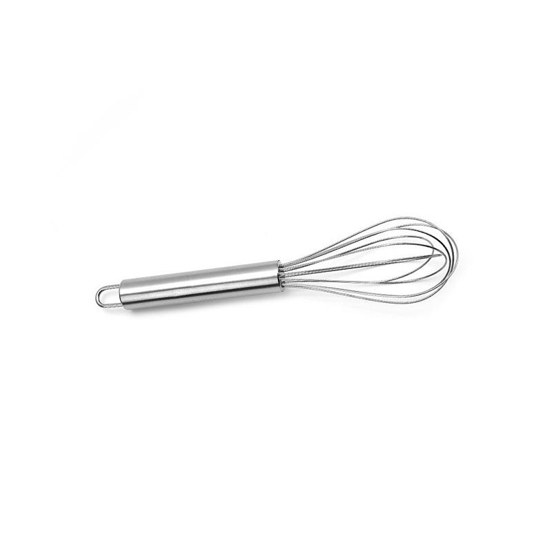 Stainless Steel Mini Whisk Kitchen Cuisine Manual Egg Beater Kitchen Kitchen Whips and Mixer 6 Wire Manual Frother Mini Whip