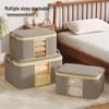 Non-woven Dustproof Quilt and Clothes Organizer Bag with Lock Pattern