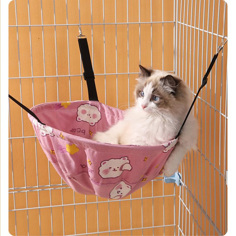 Cat Hammock Winter Velvet Hanging Type Scratch-resistant Wear-resistant Adjustable Cat Nest Pet Products