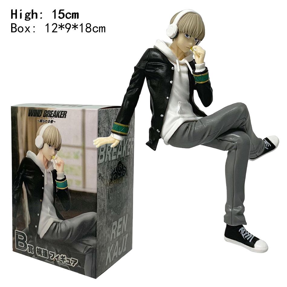 WIND BREAKER 15cm Haruka Kajilian Anime Action Figure Instant Noodles Pressed Ornament Creative Collectible Model for Fans