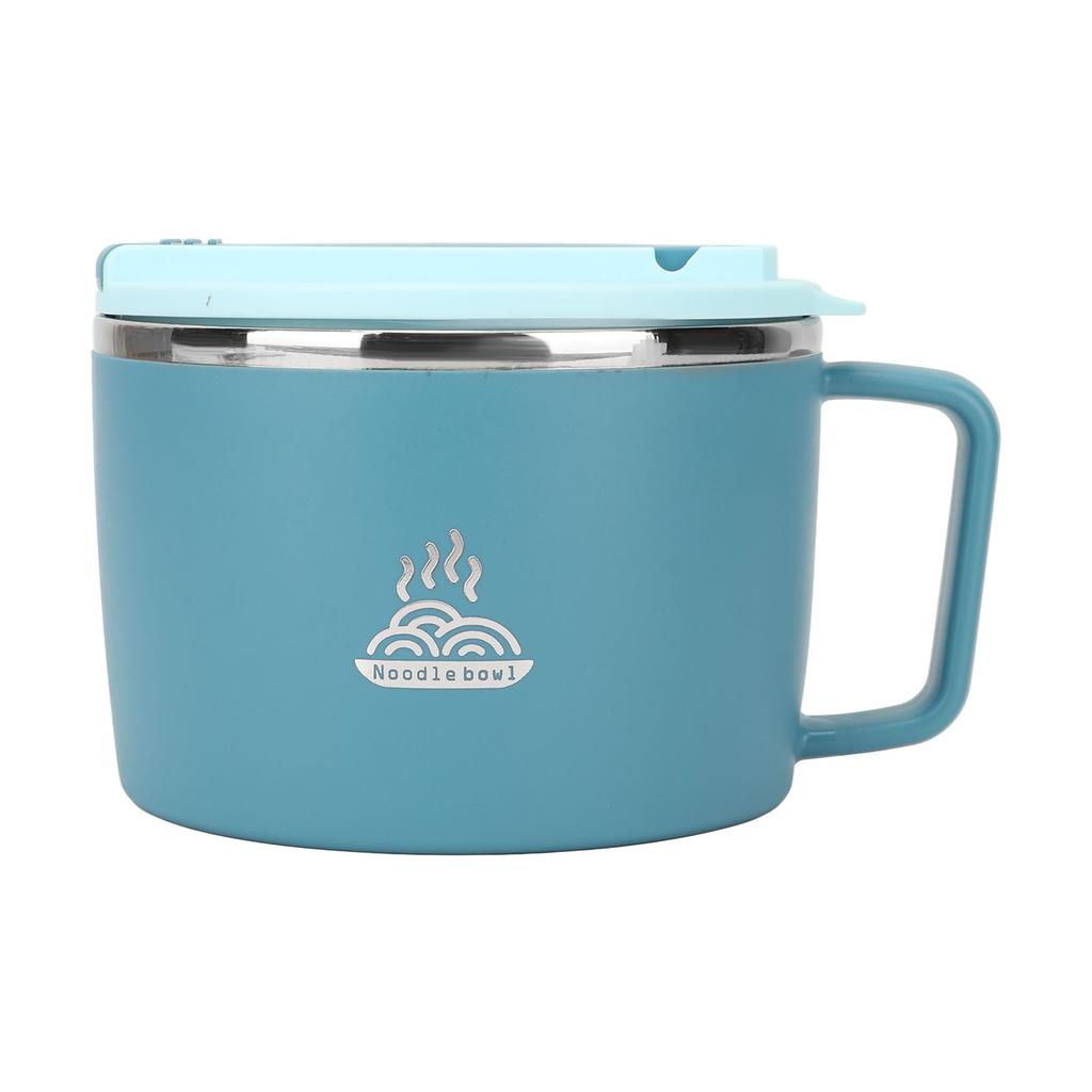 Miska na makaron z pałeczkami i widelcem 1200 ml Miska do gotowania ramenu ze stali nierdzewnej 304