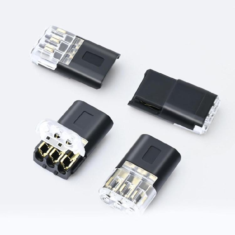 ABS Plastic LED Wire Connectors Easy Installation Terminals Block Connectors For 18-22AWG Electrical Cables