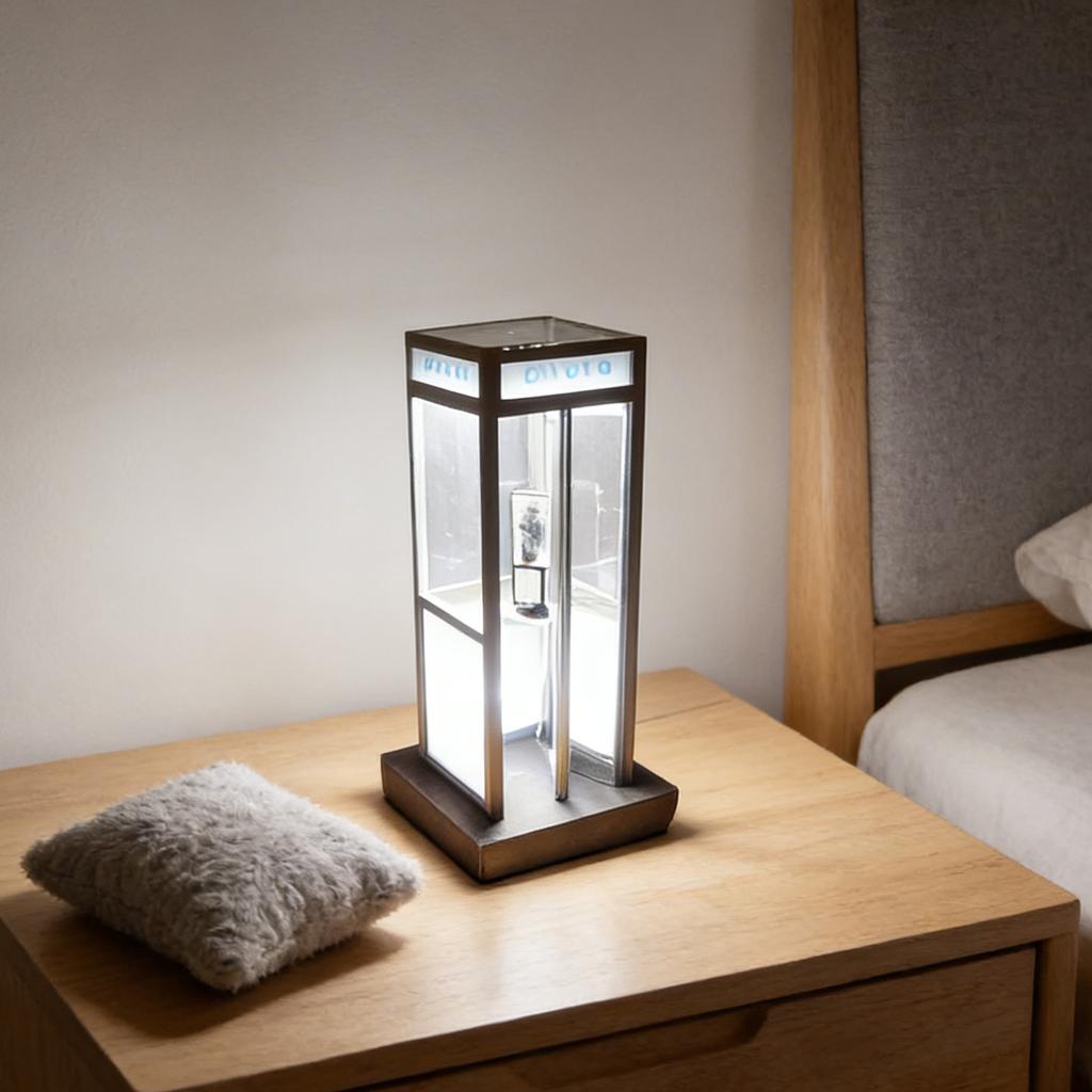 Retro Tall Telephone Booth Light, Retro Telephone Booth LED Night Light, Classic Street Telephone Booth Table Lamp, Home Decoration