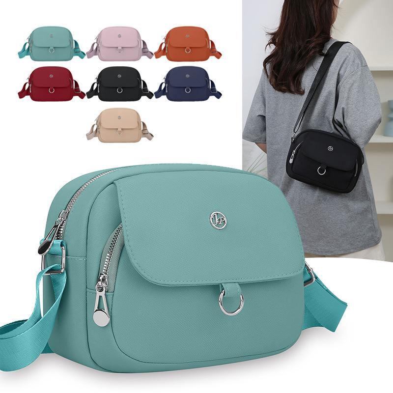 Ladies' Shoulder Bag Lightweight Casual Shopping Bag Waterproof Nylon Cloth Bag
