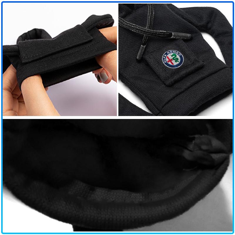 For Alfa Romeo 147 159 Giulietta Giulia Mito Spider Alpha Nheadrest Car Gear Shift Knob Cover Manual Handle Gear Sweatshirt Change Lever Cover