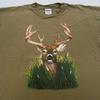 Vintage 90s WHITE TAIL DEER T-Shirt XL Buck Animal Nature Wild Soft