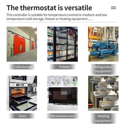 EK-3010/EK-3020/EK-3030 LED Digitální Termostat Regulátor Teploty Termoregulátor Chlazení Odmrazování Alarm