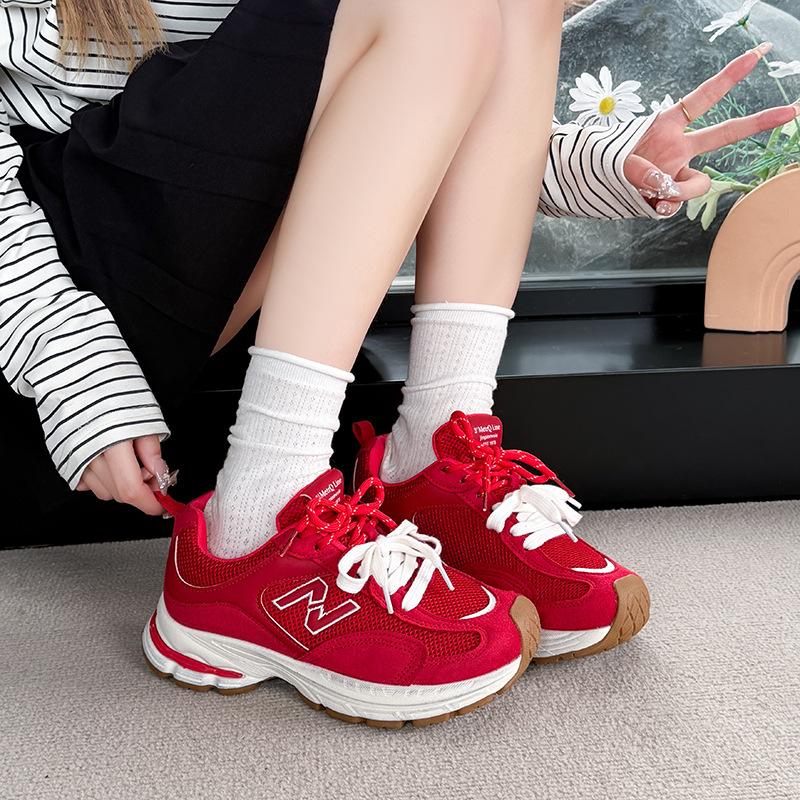 New Fashion Casual Shoes Women's Platform Heightening Sports Shoes Versatile Comfortable Breathable Shoes Women's Shoes