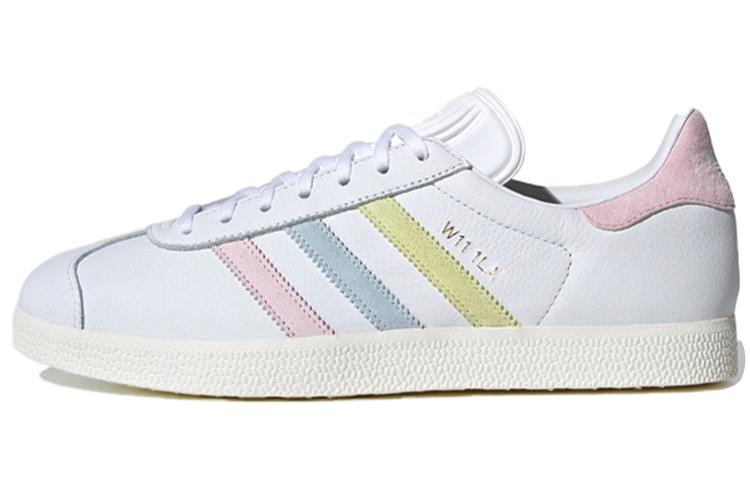 

Adidas Gazelle Shoes White Yellow Blue Pink FX0049 36⅔