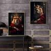 Modern Abstract Animal Lion Posters and Prints Canvas Painting Wall Art Wild Animals Pictures for Living Home Decor