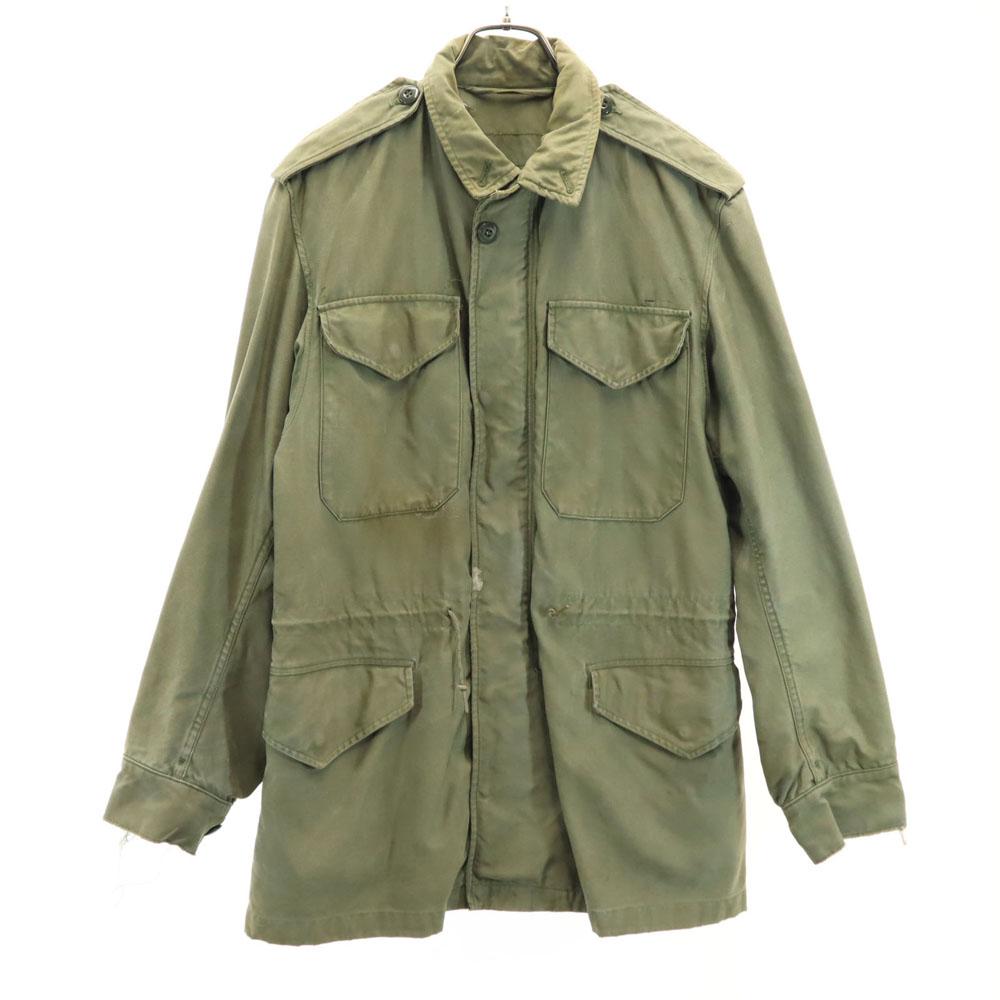 

ВИНТАЖНАЯ ВОЕННАЯ КУРТКА АРМИИ США 60-х 70-х годов DSA M65 оливковая мужская б/у