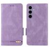 For Samsung Galaxy S25 Case Leather Wallet Flip Phone Cover with Hardware Decor