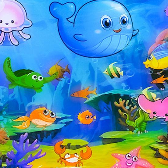 Kocia Podkładka Świecąca Dmuchana Mata Wodna Mata do Zabawy z Wbudowanymi Koralikami Błyskowymi Światło Otoczenia Gra Wizualna Nocna Zabawka dla Zwierząt