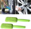 Tragbare Mikrofaser Auto Rad Reifen Felgen Bürste Auto Rad Reinigungs Werkzeug Waschhandtuch mit Kunststoffgriff Auto Waschen Zubehör