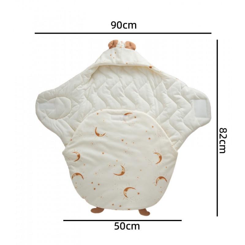 Infant Cotton Swaddle Sleep Sack Newborns Winter Warmth Safe Cocoon Style 0-8 Months