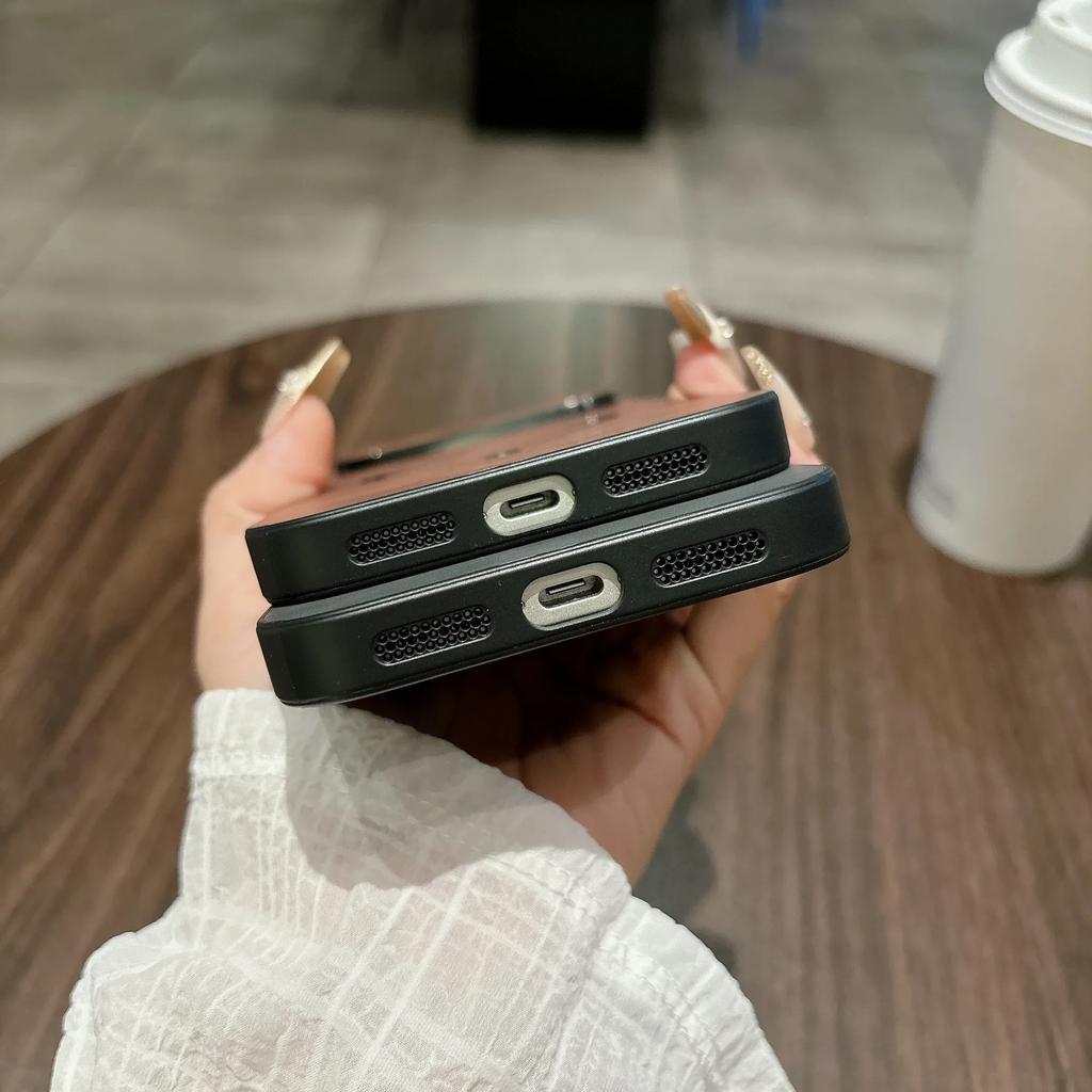Magnetische Lederhülle für iPhone 17 Pro Max 17 Air 17Pro Cover Magnet für MagSafe Stoßfest Rundum-Kameraschutz Schutzhülle