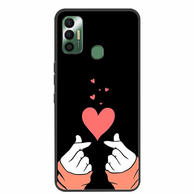 Per Tecno Spark 7 Custodia Lusso Silicone Morbido TPU Cover Custodie per Telefono Per Tecno Spark 7 Pro Spark 7P Spark7 Protettiva KF6 Coque