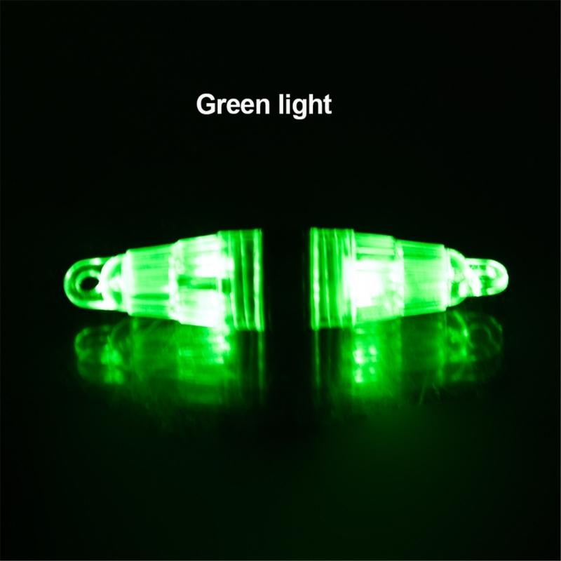 Double Head LED Light Underwater Light Fishing Flashing Light 3In Deep Drop Attractive Light Baits Lure Lamp