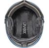 Горнолыжный шлем uvex Wanted Visor stone matt синий
