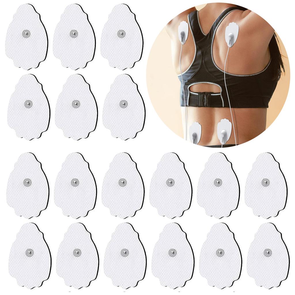 10/30/50 Pcs Electrode Pad Muscle Stimulator Gel Patch Digital Therapy Machine Massager Patch Physical Therapy Massage Accessory