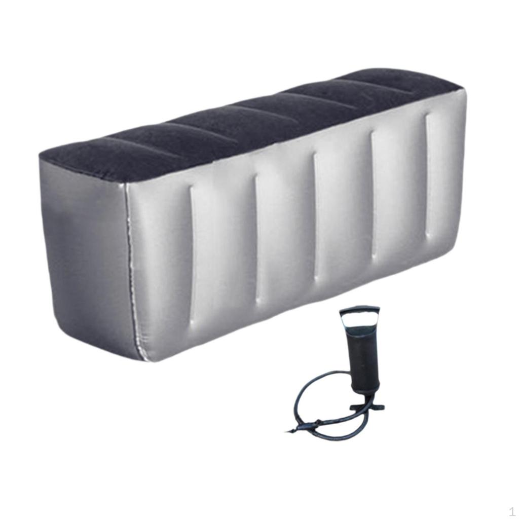 Air Mattress for Cars, Portable Pillow, Inflatable Backseat Bed, Space Flock Comfort, Ideal Car