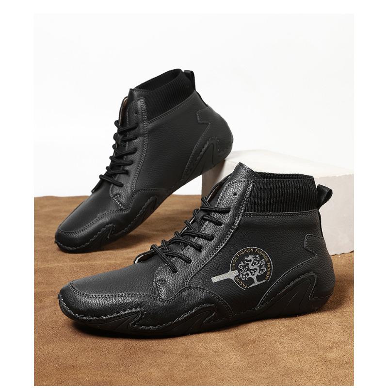 Men's Boots Large Men's Shoes High Top Men's Casual Shoes Boots