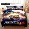 3d Printing Anime The King Of Fighter Bedding Set Boys Girls Twin Queen Size Duvet Cover Pillowcase Bed Kids Adult Home Textile