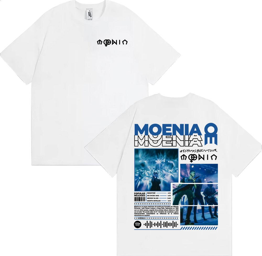 

Singer Moenia Esyamos Bien Tour Merch T Shirts Unisex High Street Hip Hop Rock Tshirt Casual European Size Oversized T Shirt 4XL