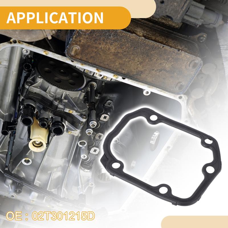 X Autohaux No.02T301215D Auto Transmission Filter Oil Pan Gasket for Volkswagen Jetta 2019 Replacement Parts Car Accessories