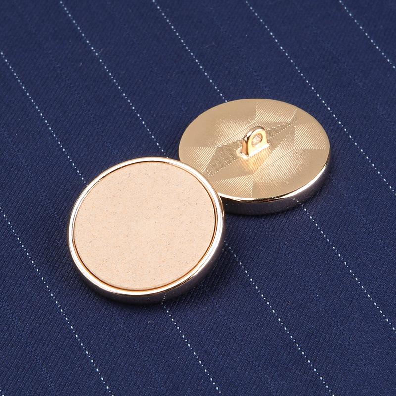 10 stk Flate Metallknapper Herre- og Damesuits, Jakker, Eksklusive Runde Knapper, Ullkåper, Trenchcoats, Knapptilbehør