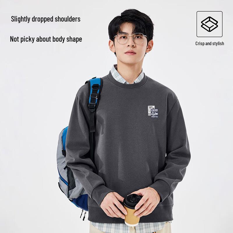 Baleno Men's Versatile Crewneck Pullover Sweatshirt