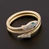 European and American Bracelet Fashionable Design Snake-shaped Winding Punk Style Bracelet Jewelry