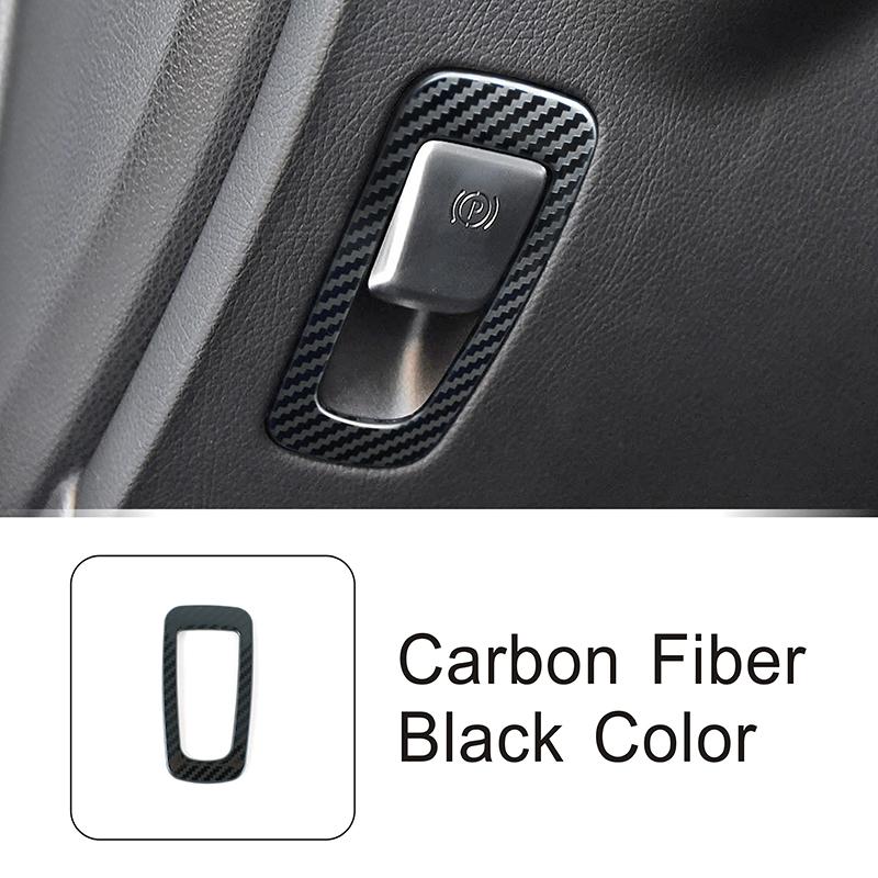 Car Console Electronic Handbrake P Button Frame Decoration Trim For Mercedes Benz C Class W205 GLC X253 2015-20 Stainless Steel