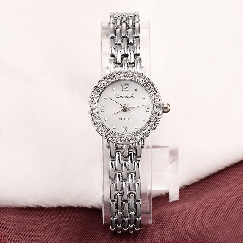 Fashion Women s Watches Luxury Rhinestone Silver Watch Women Watches Bracelet Ladies Watch Clock reloj mujer zegarek damski белый