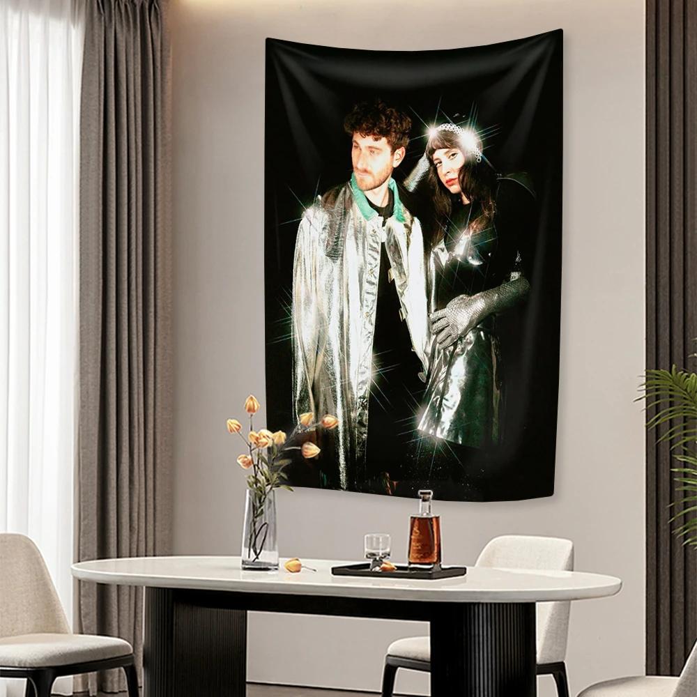 Tapiz de Grupo Pop Alternativo Magdalena Bays Portada de Álbum Colgante de Pared Decoración del Hogar Dormitorio Dormitorio Fondo Pancarta de Concierto