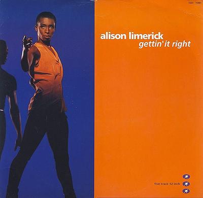 12inch Record ALISON LIMERICK - Gettin' It Right 74321102861 Arista 1992 UK Dance & Electronica Used
