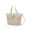 Daks Ivory Mesh Twisted Detail Point Tote Bag Dcba6e189iv