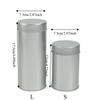 Dust-resistant Tinplate Tea Canister Double Seal Lid Tea Can Solid Color Tea Storage Box  Candy