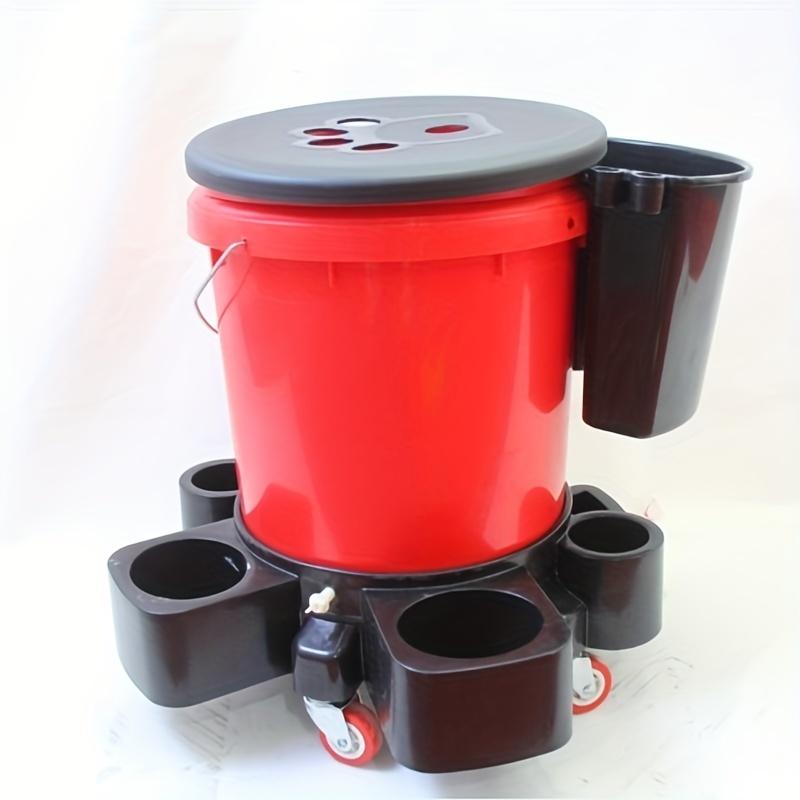 Universal Bucket Organizer Car Storage Kits, External Hanging Detailing Tools Brushes Mitt Fast Easy Updated Style Cleaning Kits