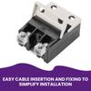 10pcs Single-Pole Quick Connect Terminals 1B2U 1/0 For Power Distribution Systems Accessory Easy Installation
